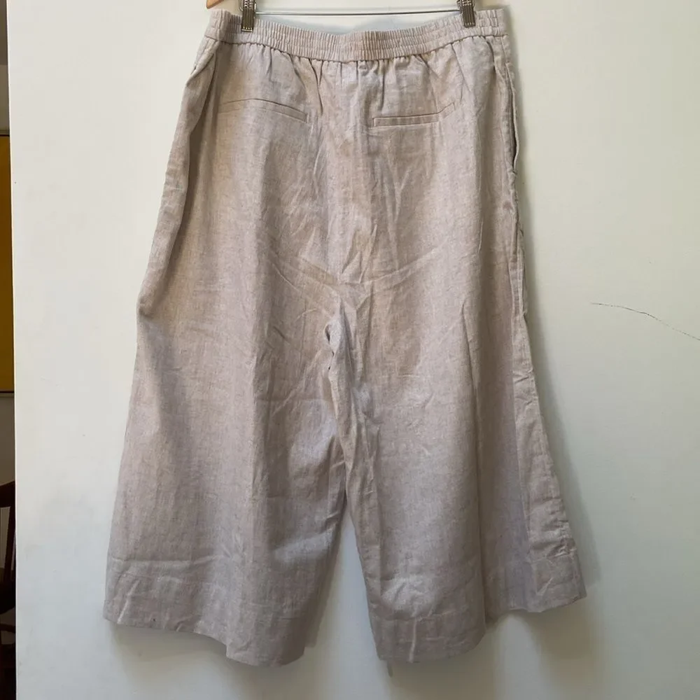 Banana Republic Beige Linen Blend Trousers XXL